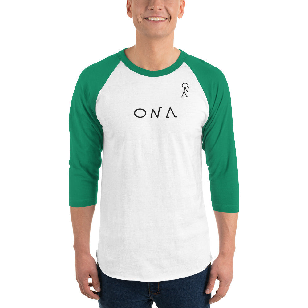 3/4 sleeve raglan shirt
